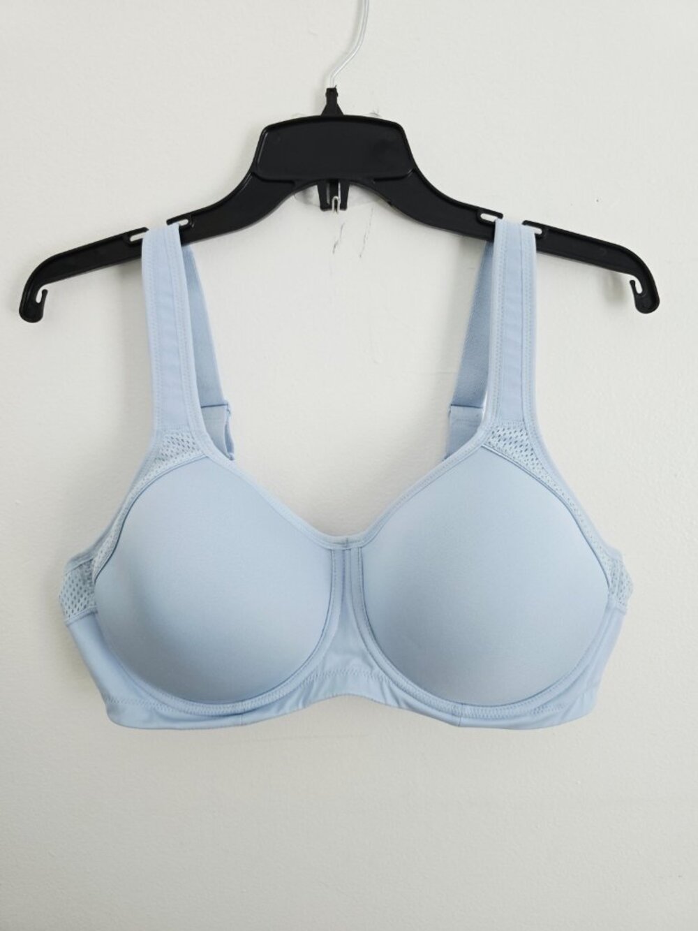 Wacoal Lindsey Sport Contour Underwire Bra 40D Blue Full Coverage Lined Molded